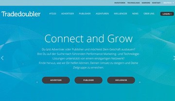 Tradedoubler Webseite